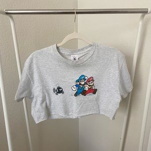 Vintage Nintendo Mario Bro’s cropped t-shirt